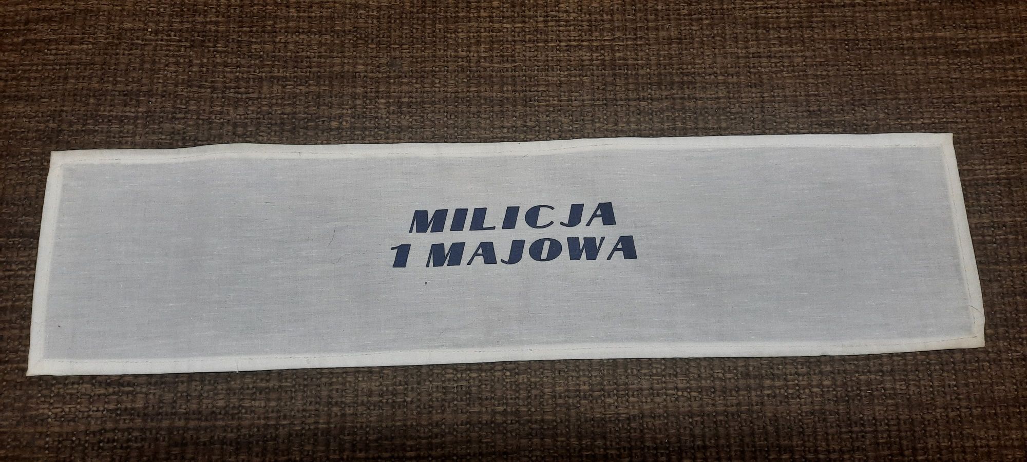 Milicja opaska na ramię milicja 1 majowa milicjant milicyjne mo