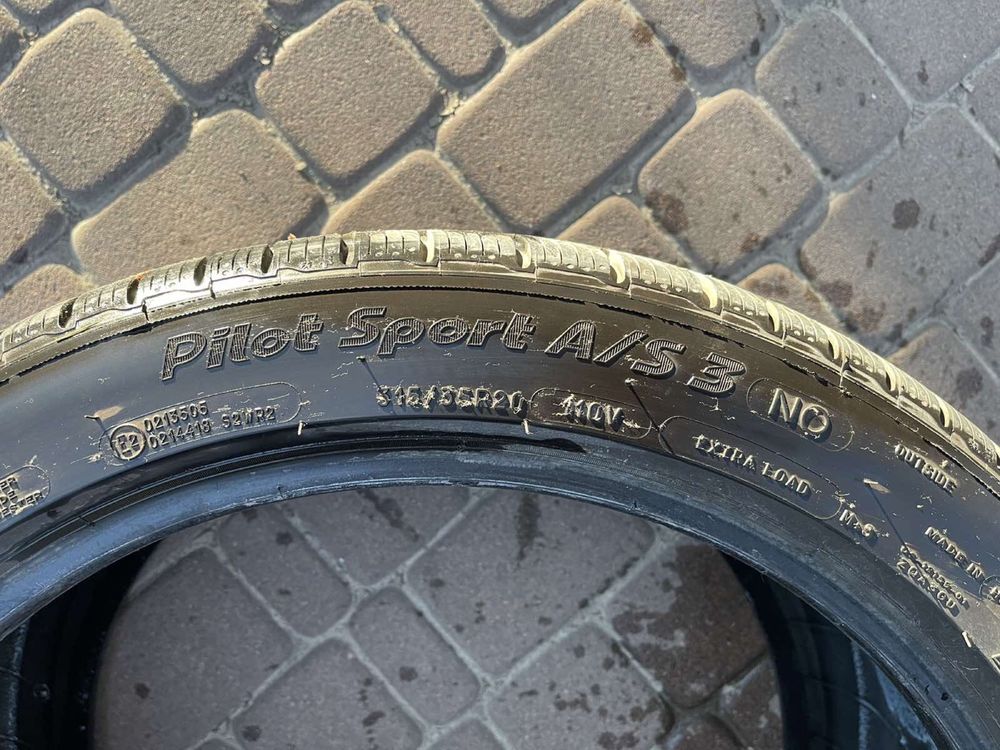 Michelin pilot sport A/S 3. R20 315/35