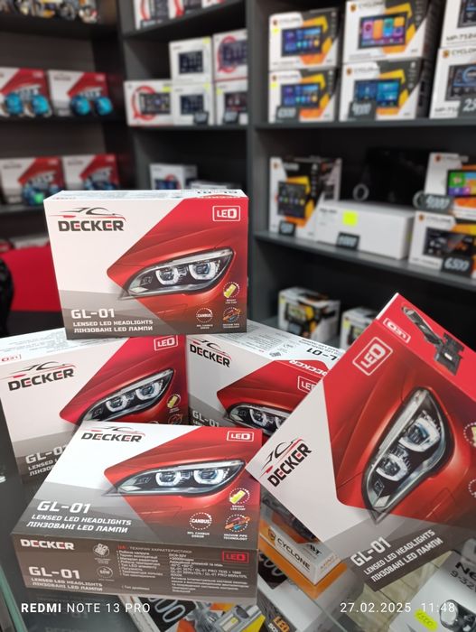 Led лампи з лінзою Decker GL-01 Акція