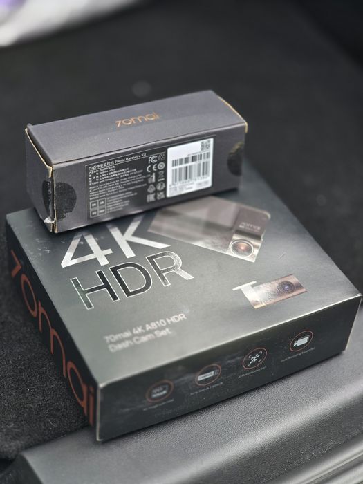 Відеореєстратор 70mai HDR Dash Cam Set 4K A810-2 з задньою камерою