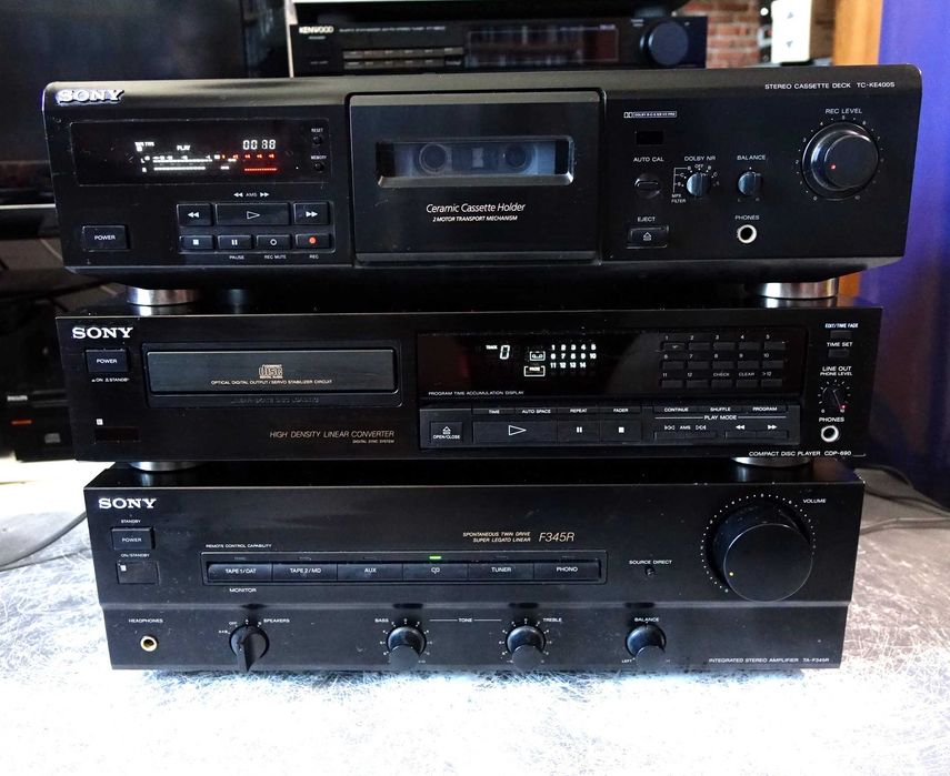 Wieża HiFi SONY-3 segmenty