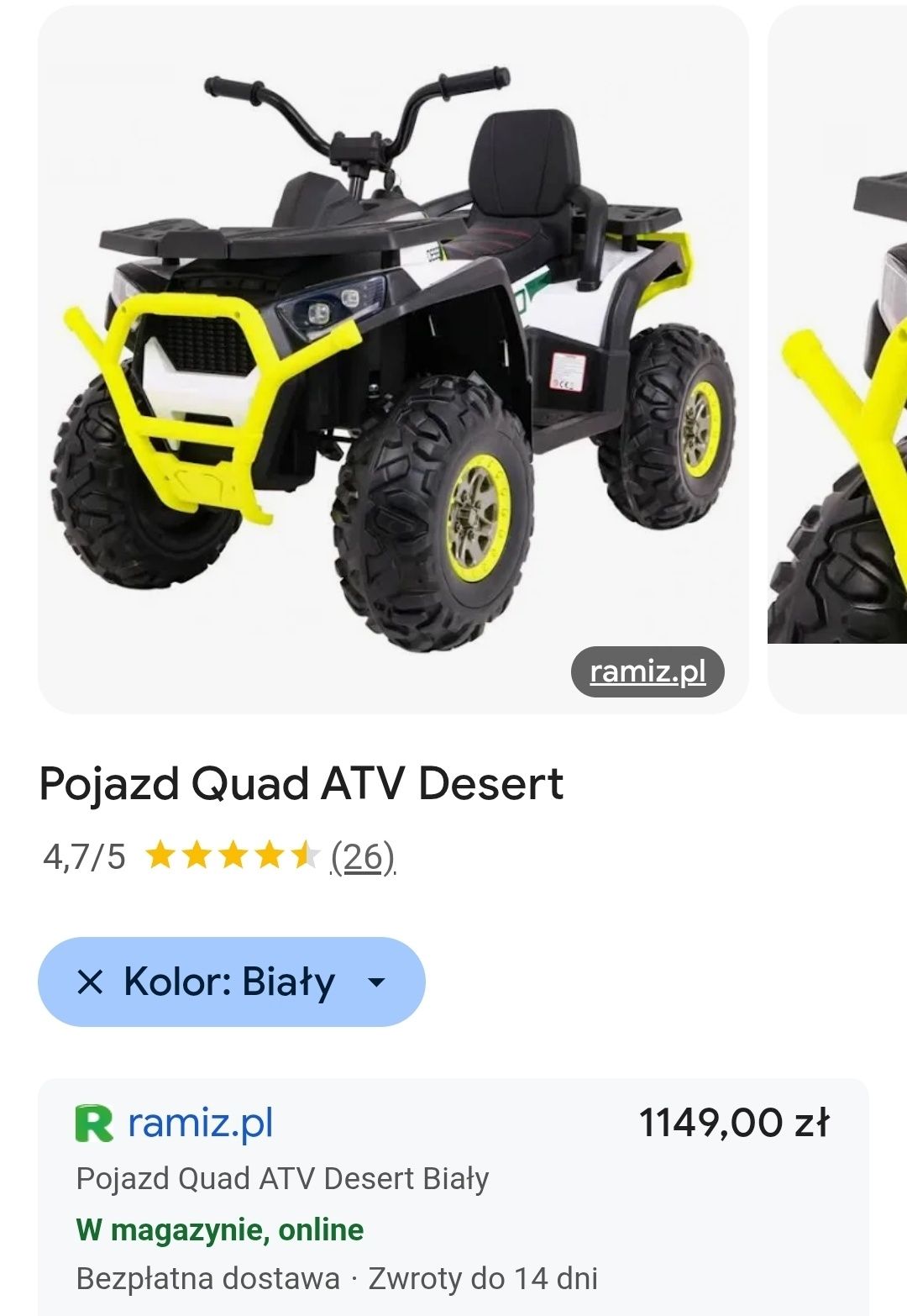 Quad na akumulator