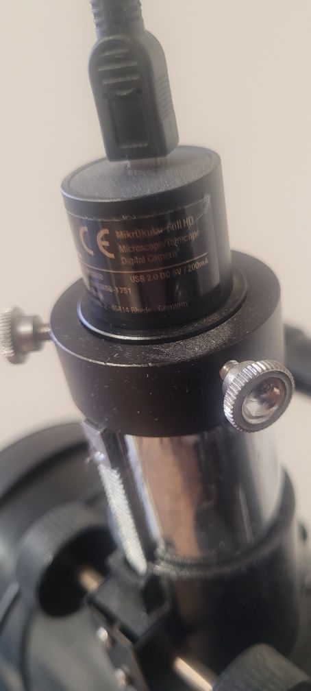 Teleskop Celestron PowerSeeker 114EQ z kamerą