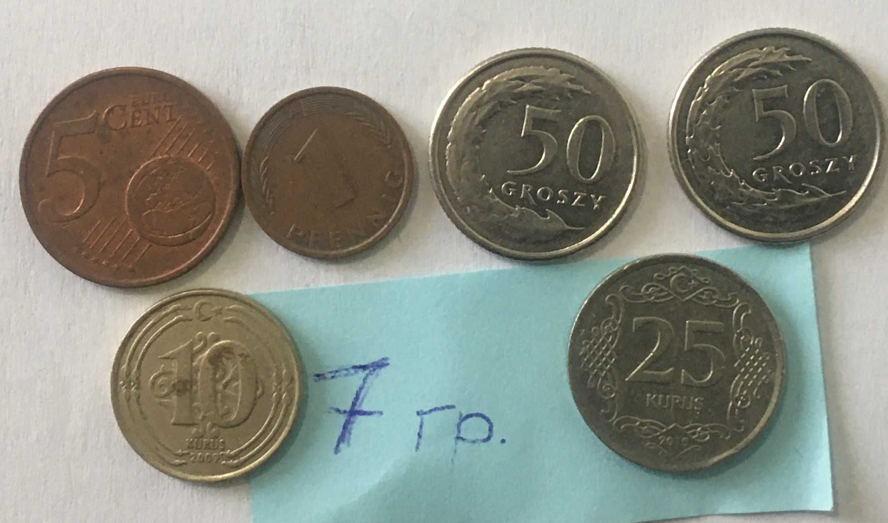 Монеты разных стран