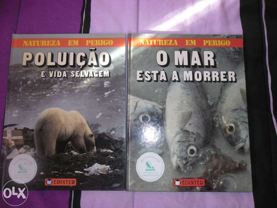 2 Livros a natureza em perigo portes inc