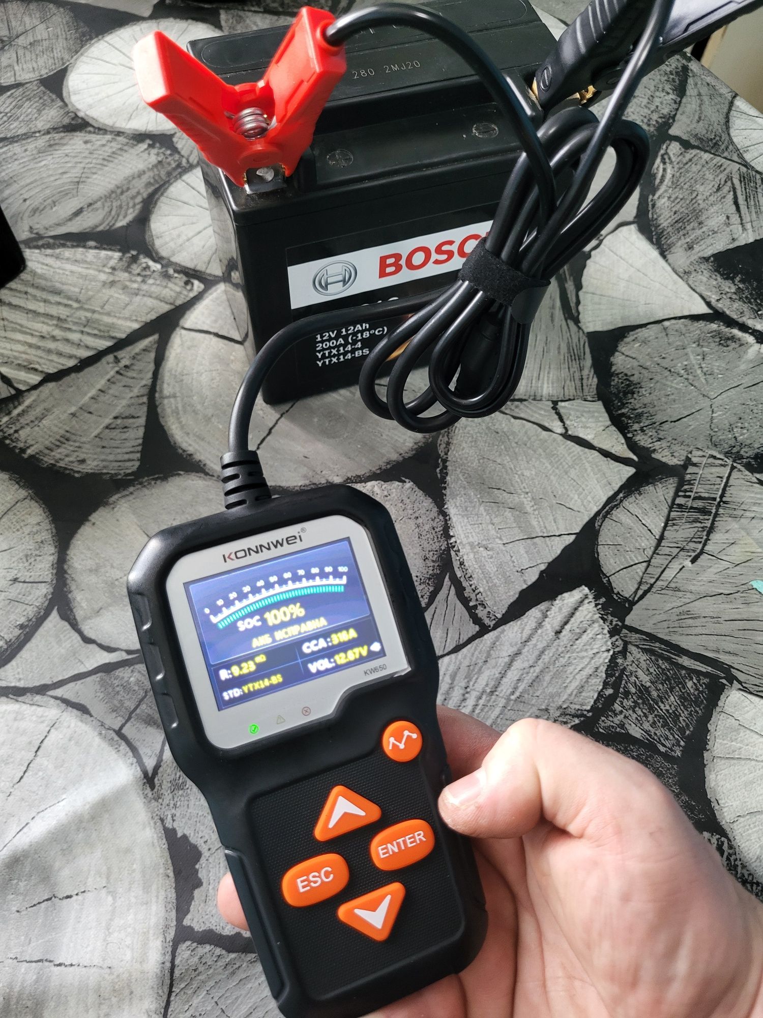 Аккумулятор BOSCH 12V 12Ah