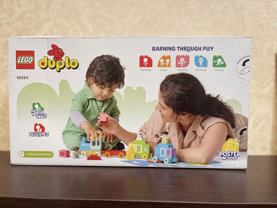 Лего дупло lego duplo потяг із цифрами