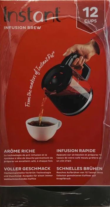 Nowy ekspres do kawy Instant Infusion Brew przelewowy 4-12 filiżanek