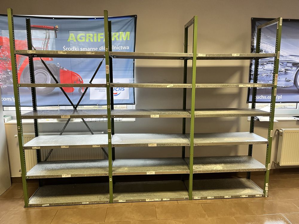 Regał magazynowy GEMAC bardzo solidny 3m x 2,4m x 0,4m