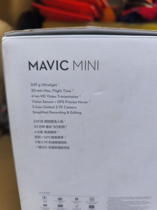 Drone Mini 1 DJI com telemóvel