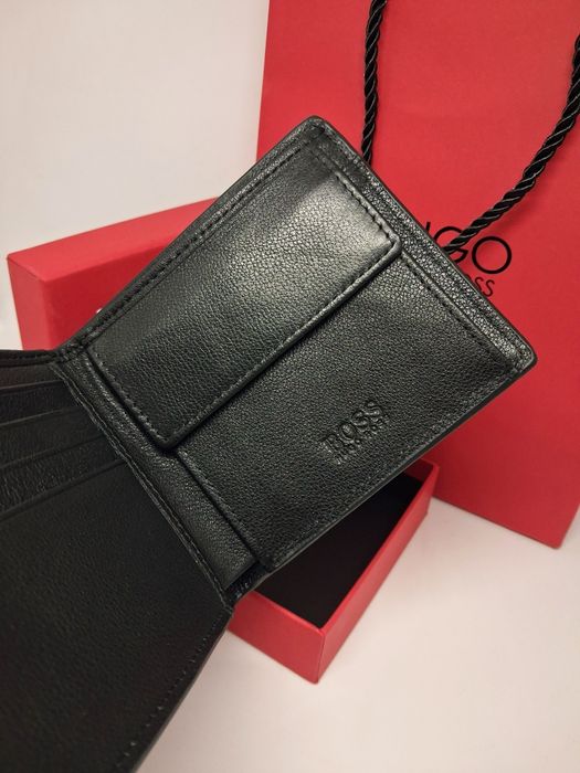 Чоловічий гаманець шкіряний босс портмоне | Мужской кошелек бумажник