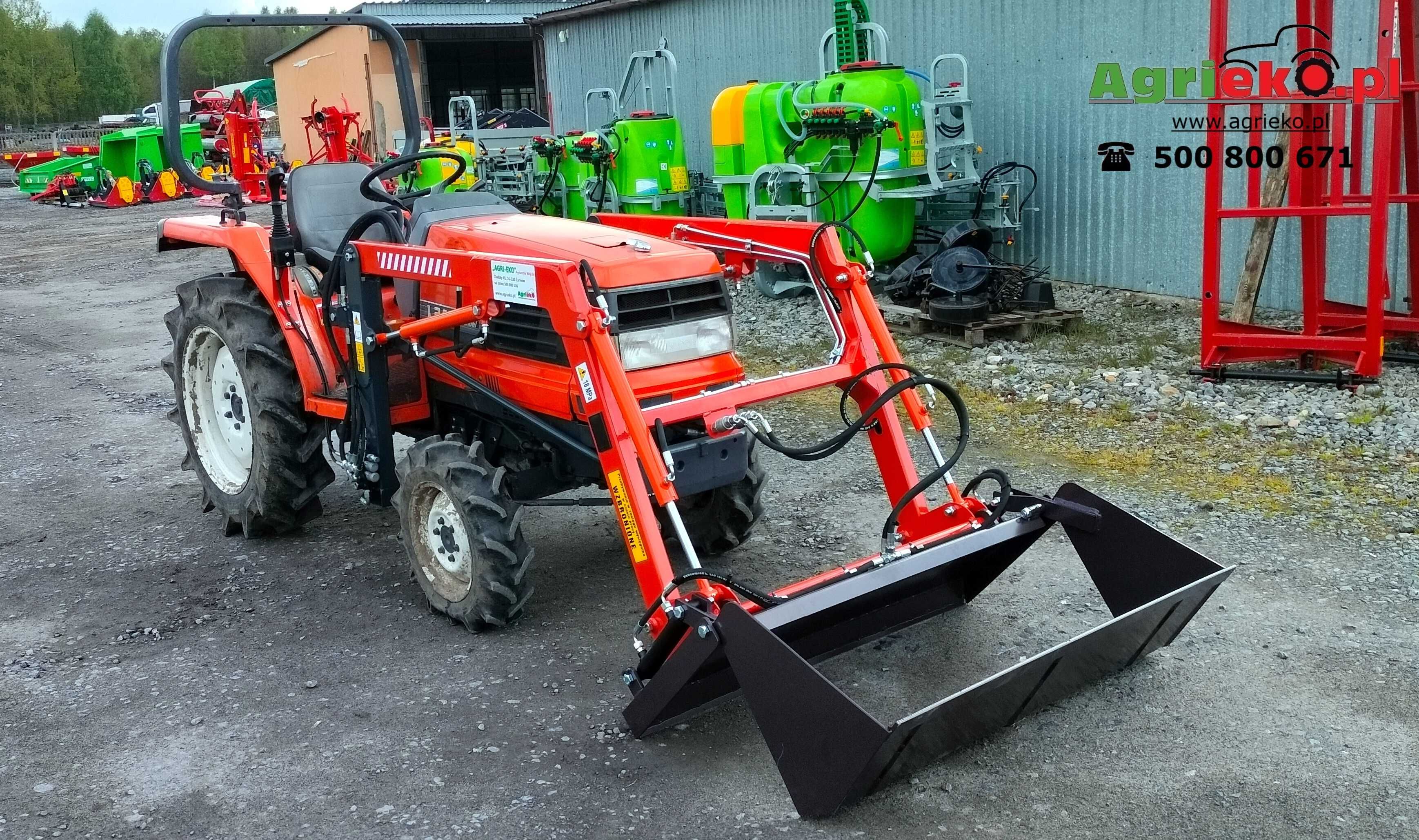 Ładowacz Czołowy Tur, Mini Traktor Kubota, Iseki, Hinomoto,Yanmar