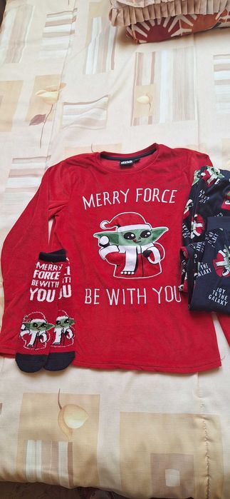 Piżama chłopięca  świąteczna STAR WORS