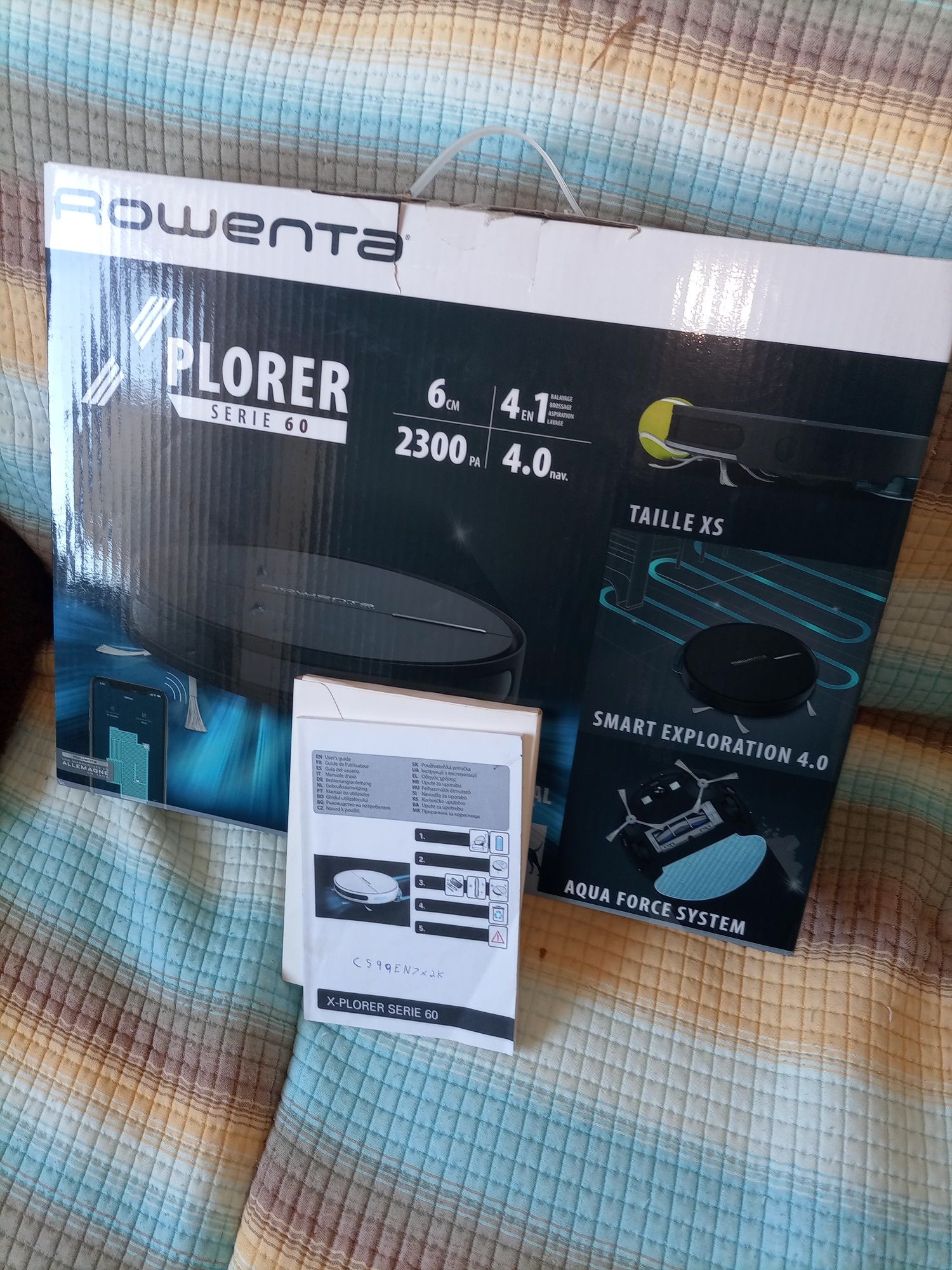 Aspirador robô Rowenta x-plorer series 60 (usado)