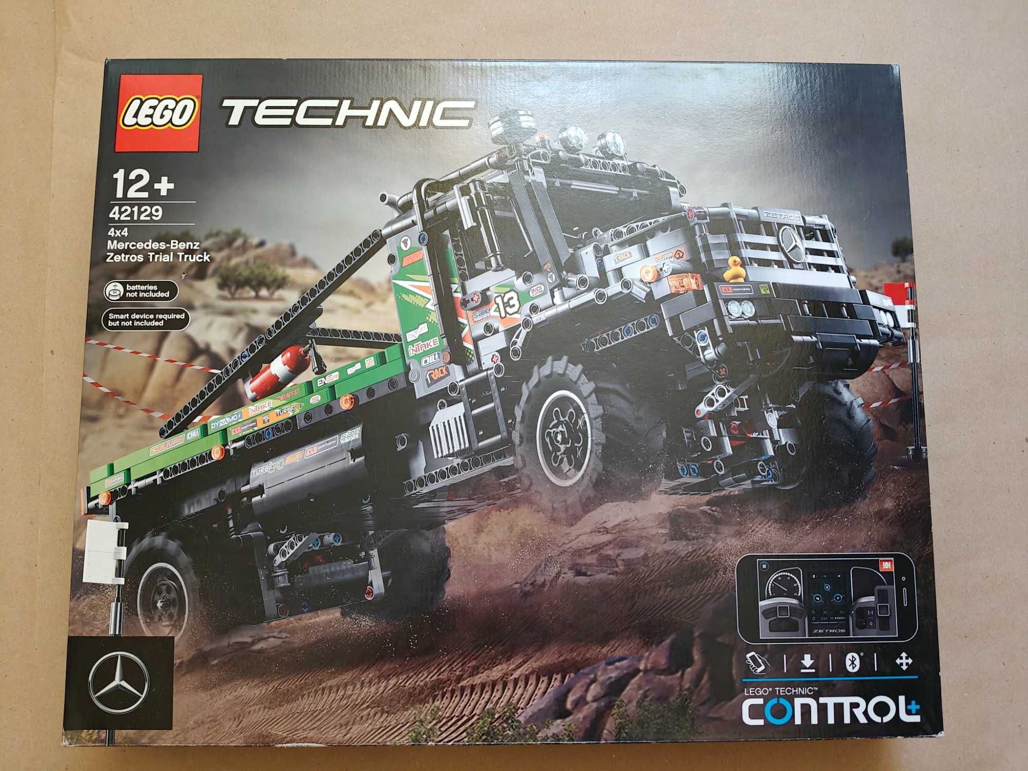 LEGO 42129 Technic Ciężarówka Mercedes-Benz Zetros z napędem na 4 koła