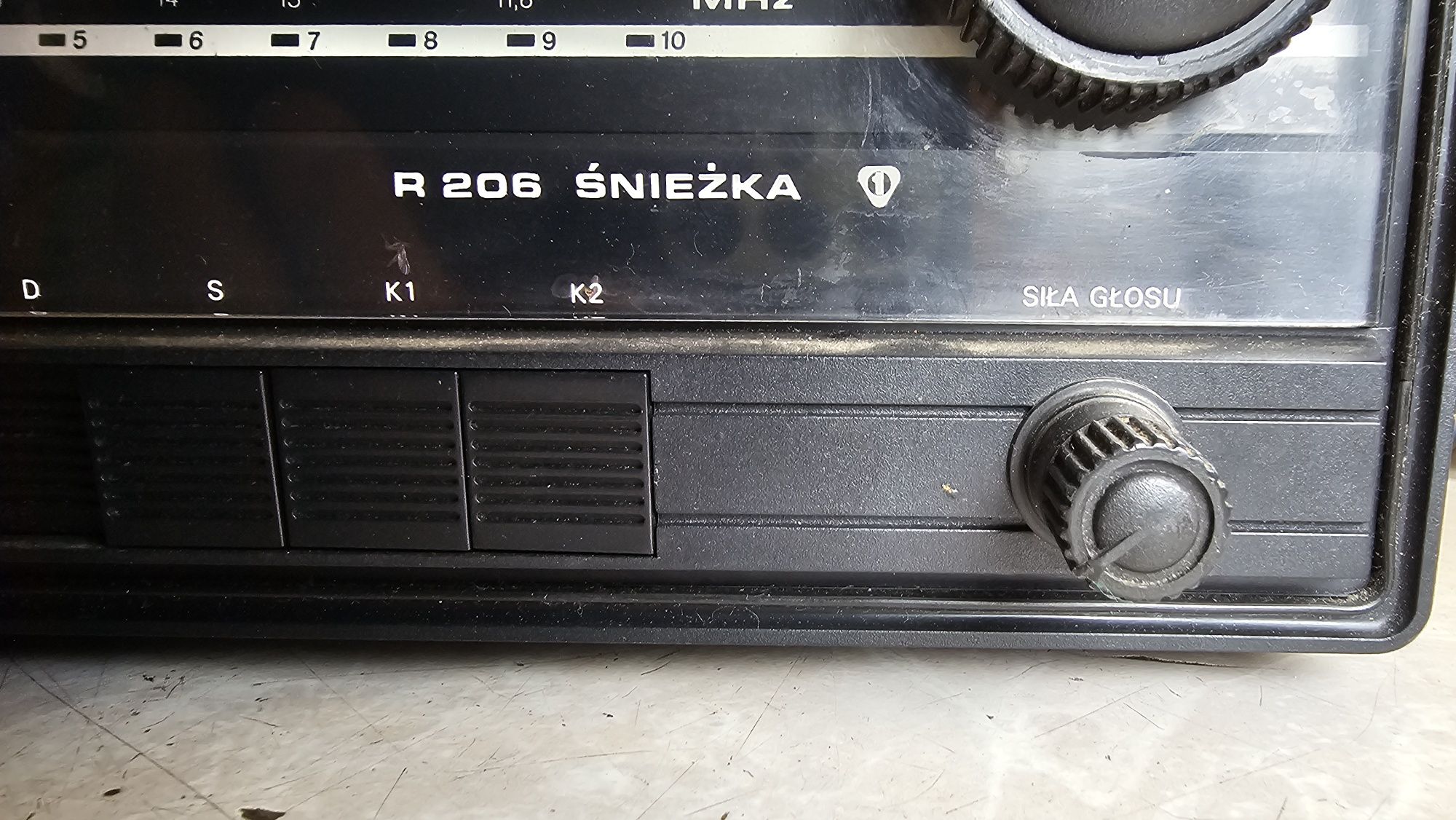 Radio "Śnieżka" R-206 Unitra RETRO PRL biurowe hotelowe