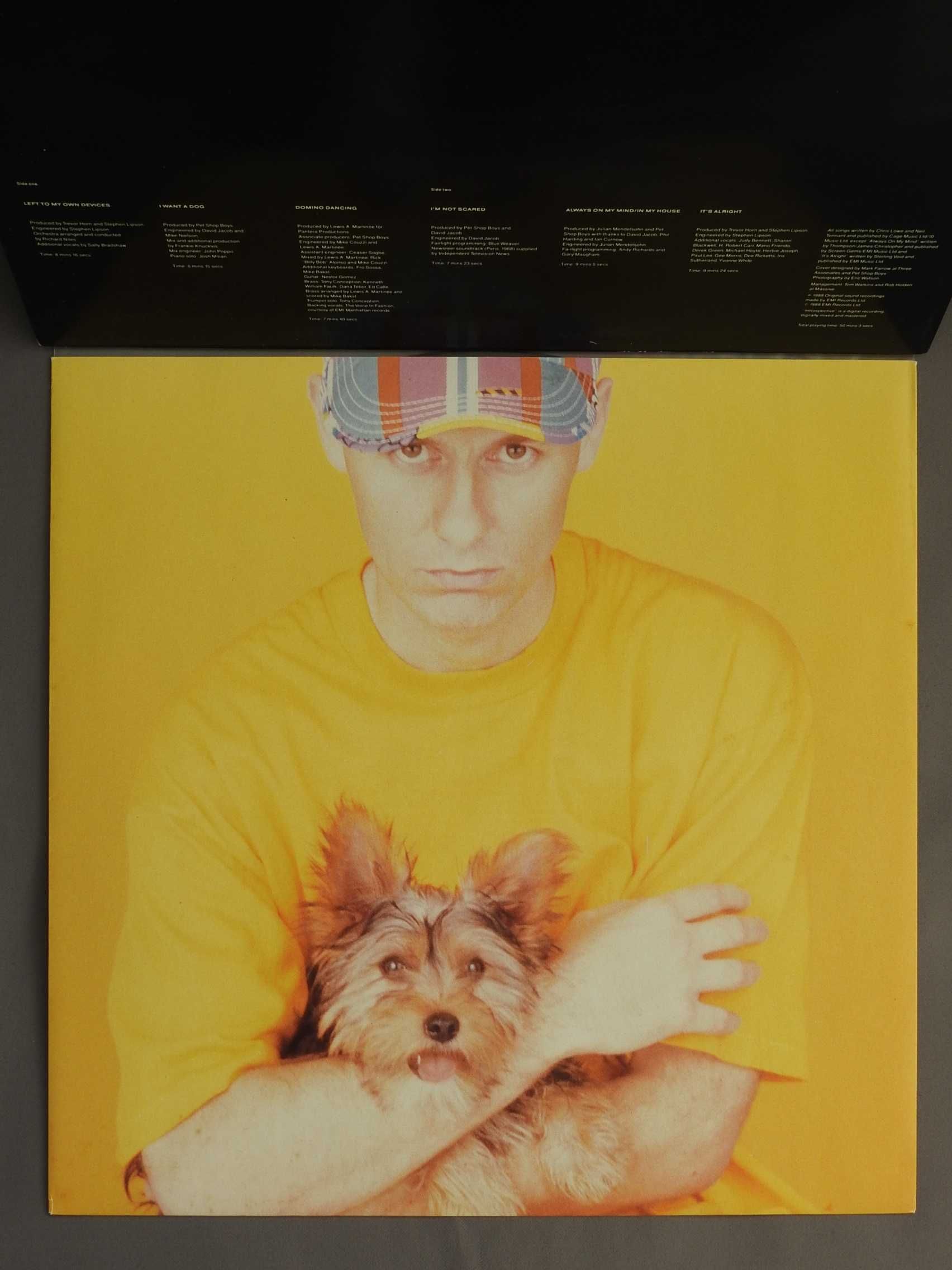 Pet Shop Boys Introspective LP UK пластинка Британия 1988 NM 1 press