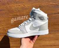 air jordan 1 mid szare buty nike air jordan grey nike za kostke obuwie