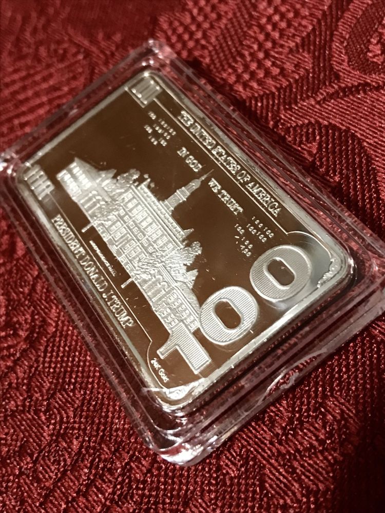 Коллекционная монета 100 долларов 100$ 100USD в капсуле новая!
