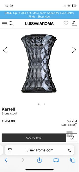 Banco KARTELL -  novo