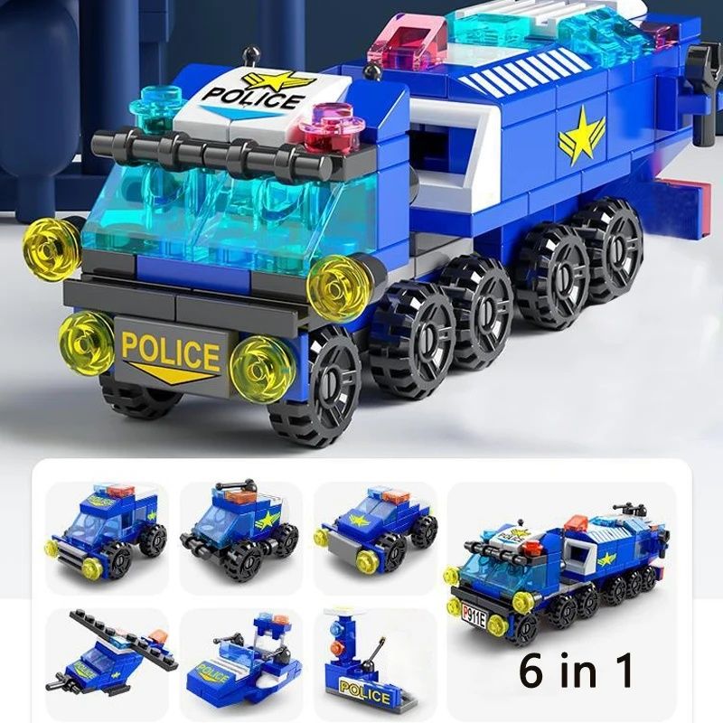 Полiцiя Lego POLICE 6in1 Лего полиция 6в1 Лего сити Lego city