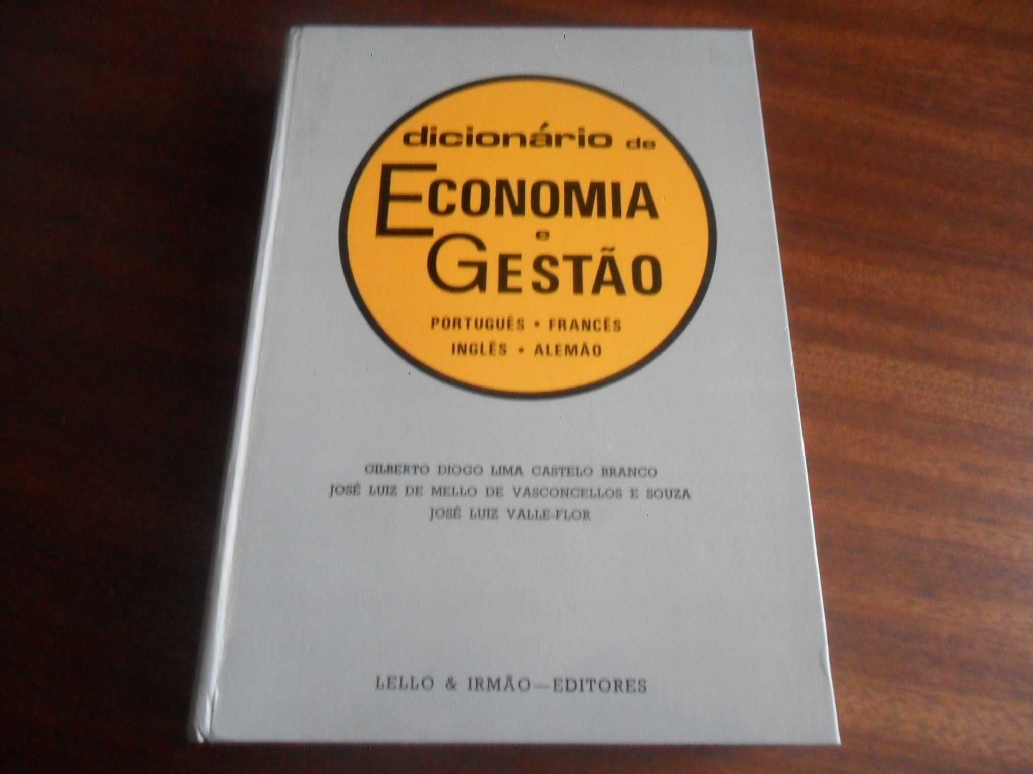 "Dicionário de Economia e Gestão" de Gilberto Diogo L. Castelo Branco