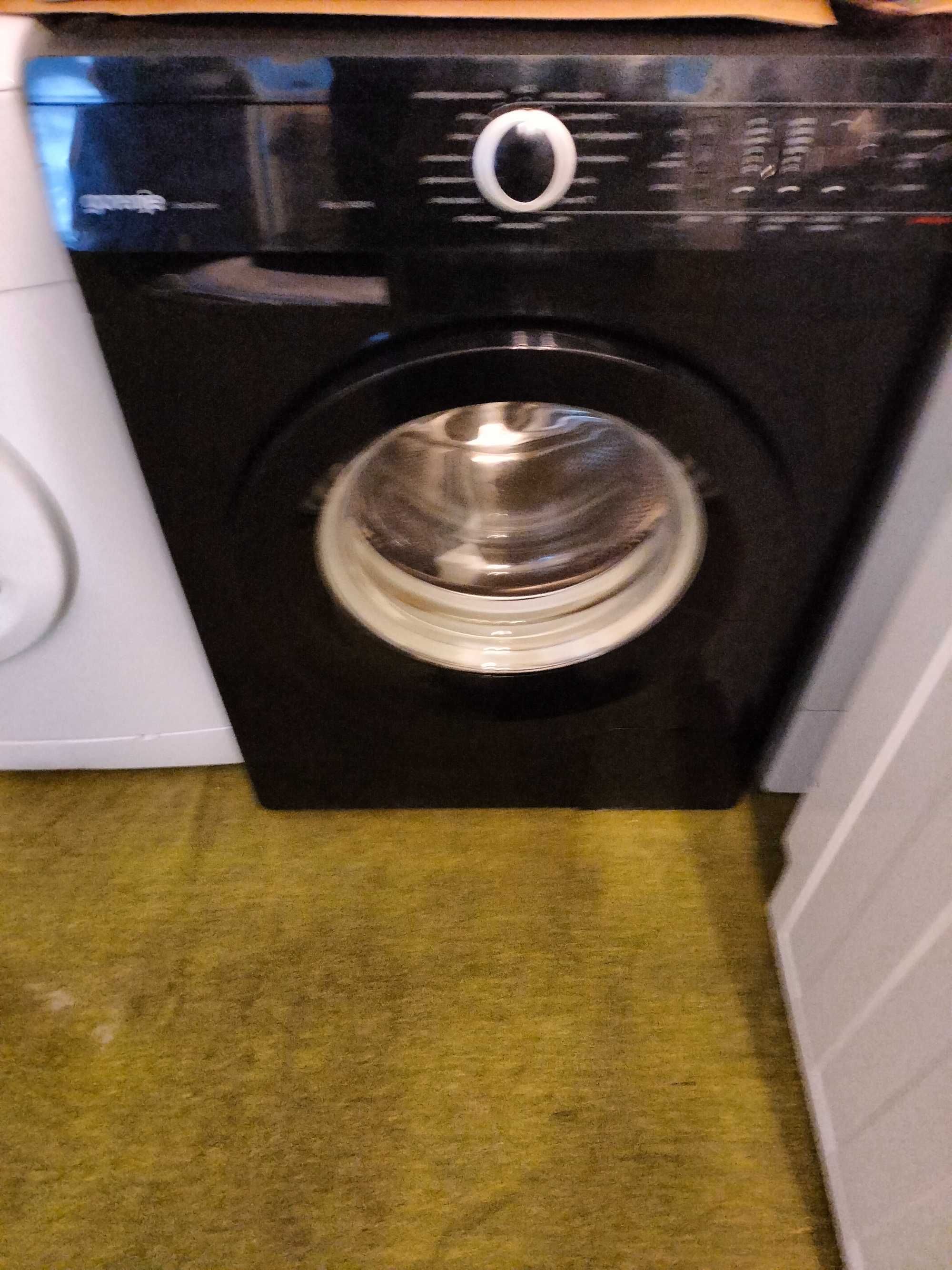 Okazja!!! Pralka GORENJE 8 kg, kolor czarny, 4 miesiące gwarancji