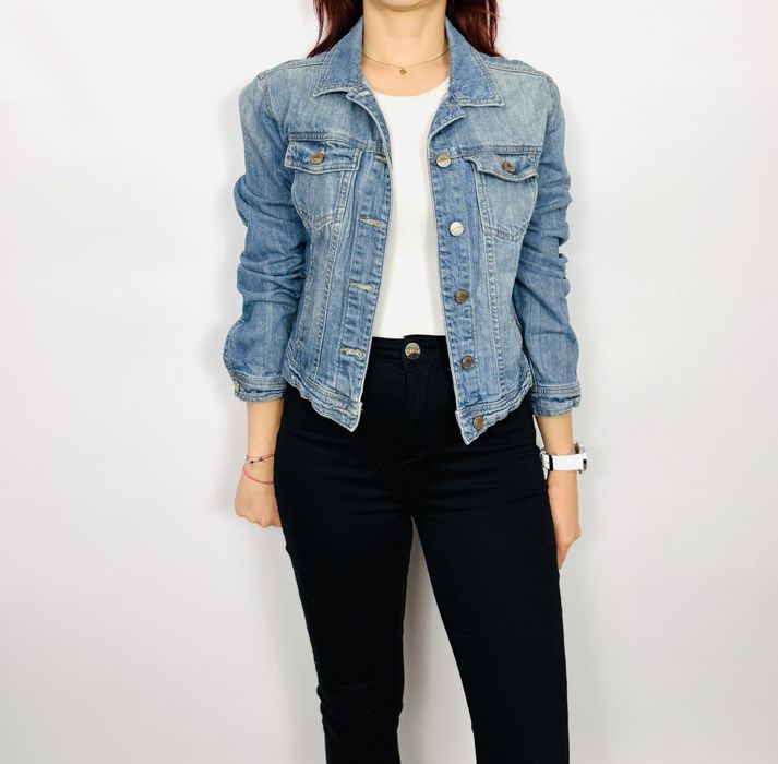 Jeansowa katana z jasnego denimu M 38 New Look