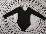 Czarne body baletowe gimnastyka 116