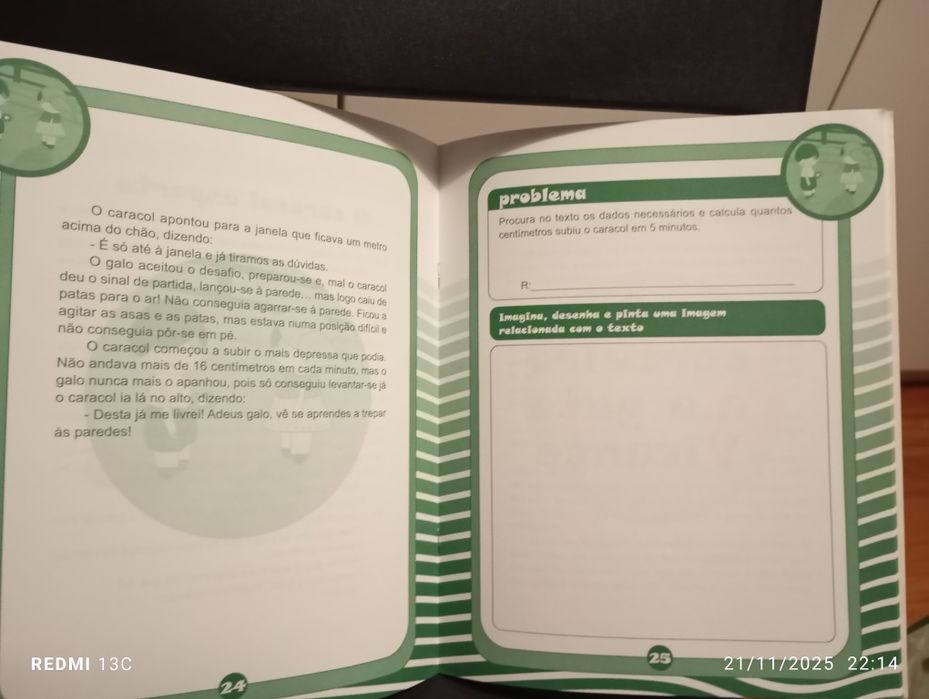 Livro " histórias com problemas"