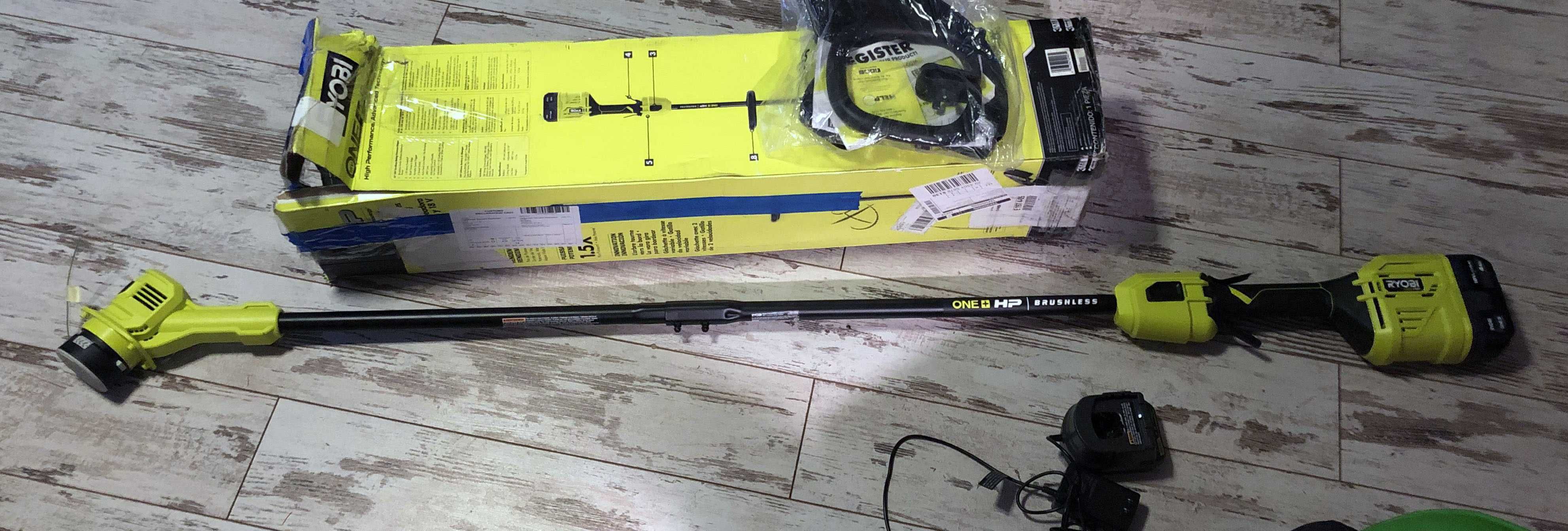 Безщітковий тример кромкоріз коса Ryobi One+ HP P20120 18В 33 см США