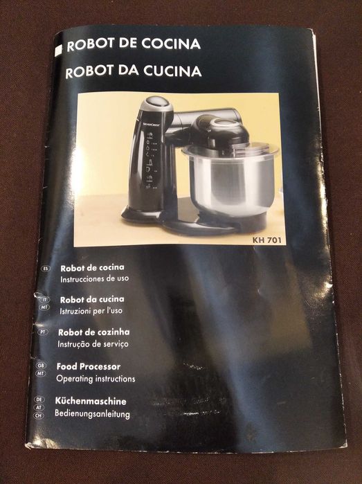 Robô de cozinha Silvercrest KH 701 para reparação / peças