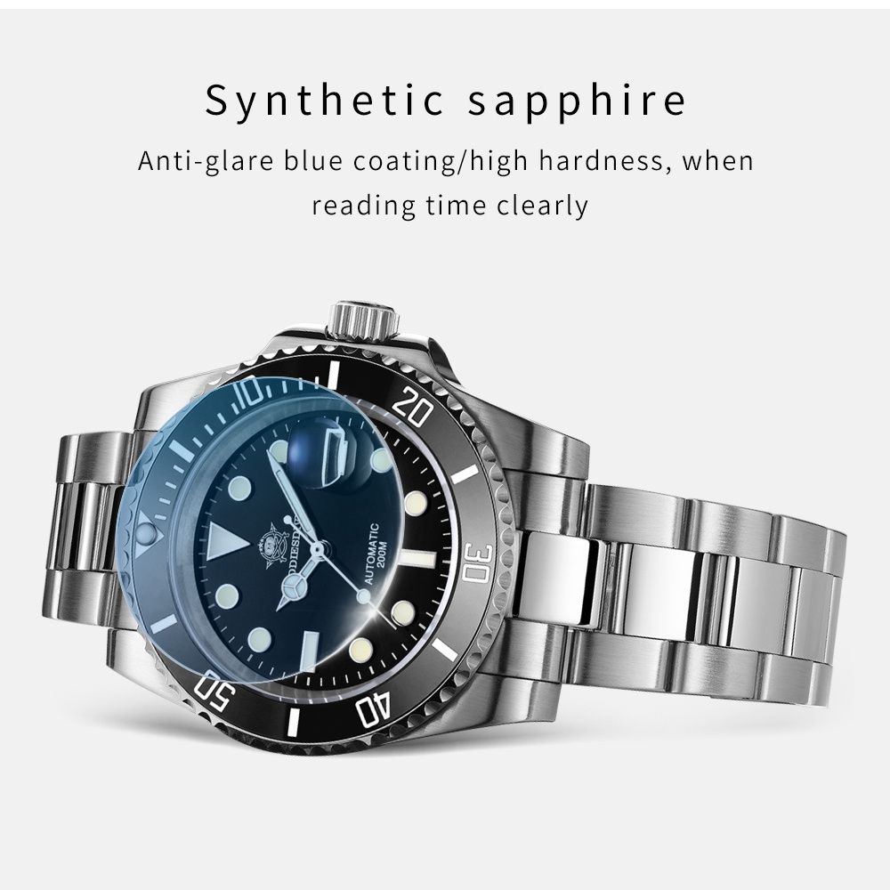 Addiesdive submariner 20 bar механіка з автопідзаводом на Seico nh35