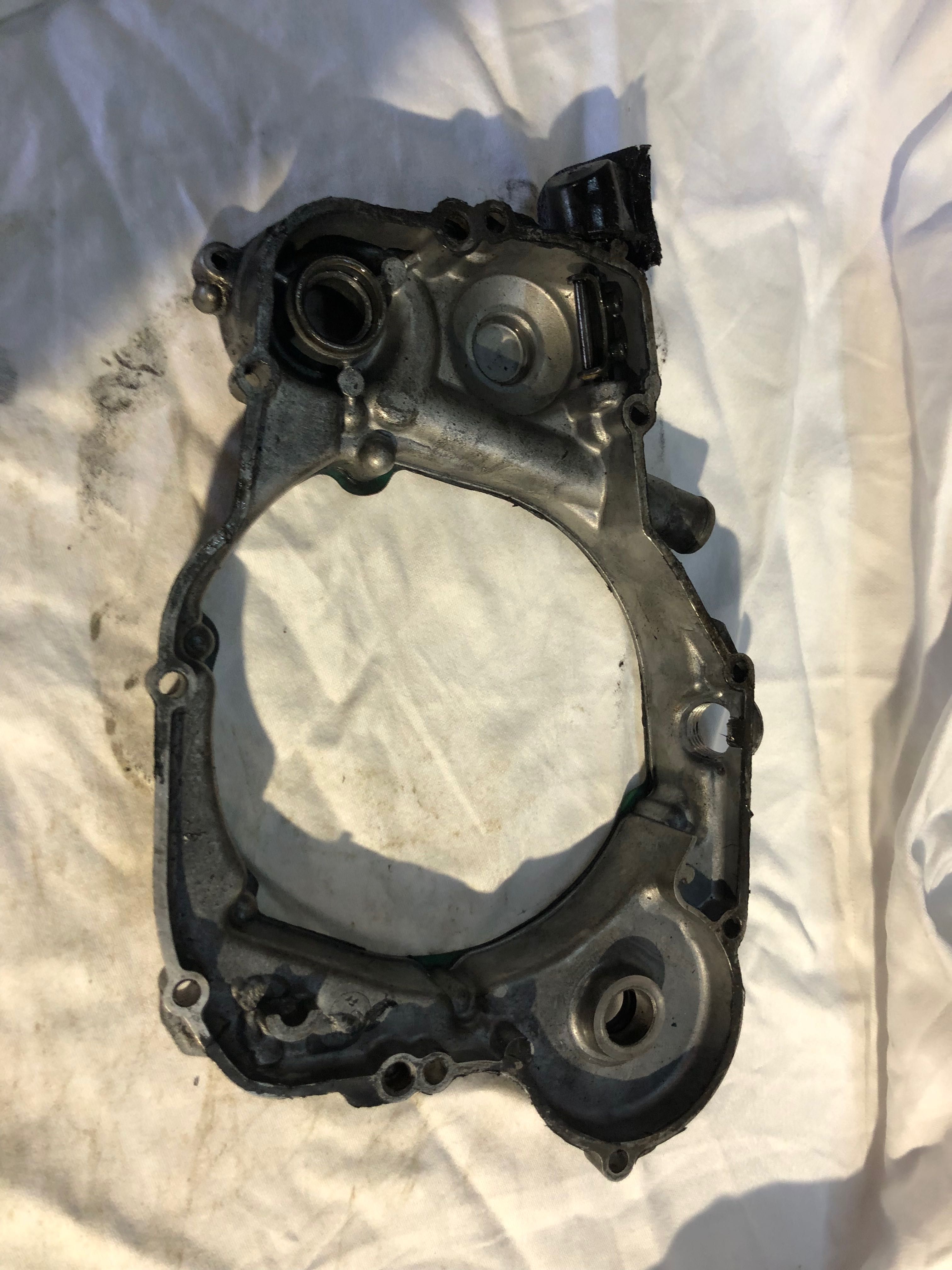 Kawasaki KX 250 2t pół karter silnika