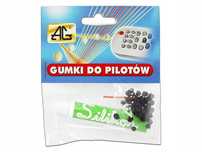 Gumki do pilotów z klejem AG Chemia gumki 100szt