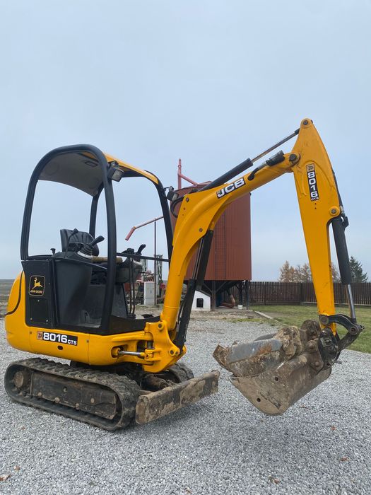 Minikoparka jcb 8016cts dobry stan