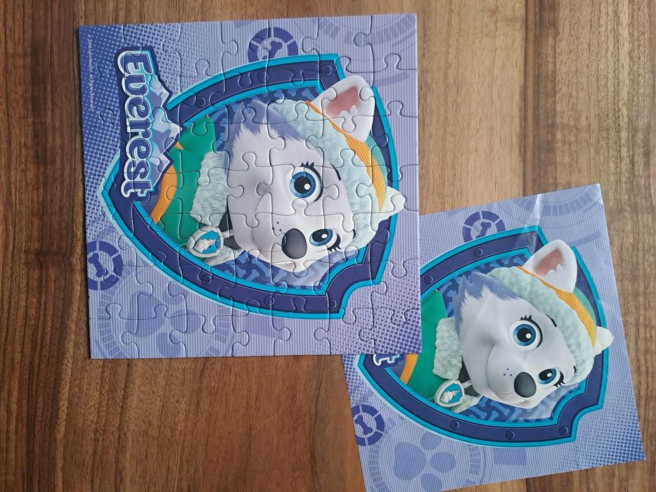 Pow Patrol.  Psi Patrol.  Puzzle. 3 x 49 szt. Skye i Everest.