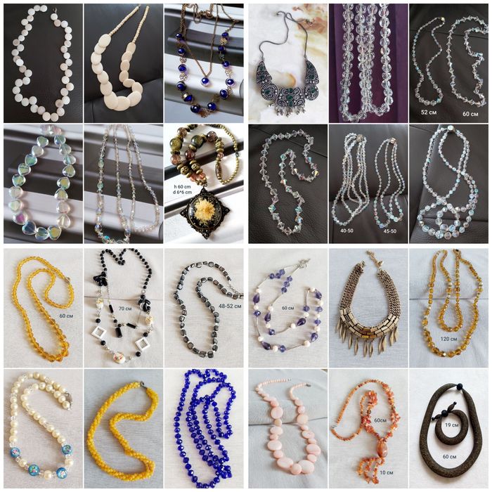 Намисто вінтаж буси вінтажні коллекційні кольє ожерельє