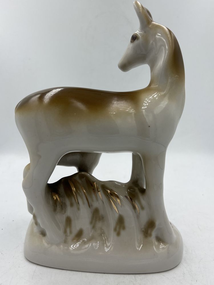 Figurka porcelanowa połonne ukraina sarna z młodym
