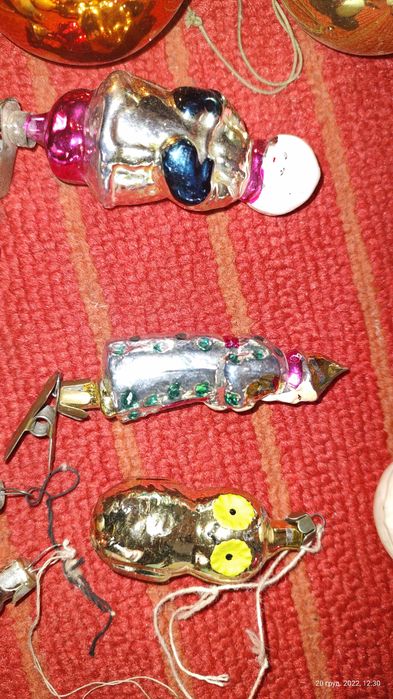 Елочные новогодние игрушки из СССР