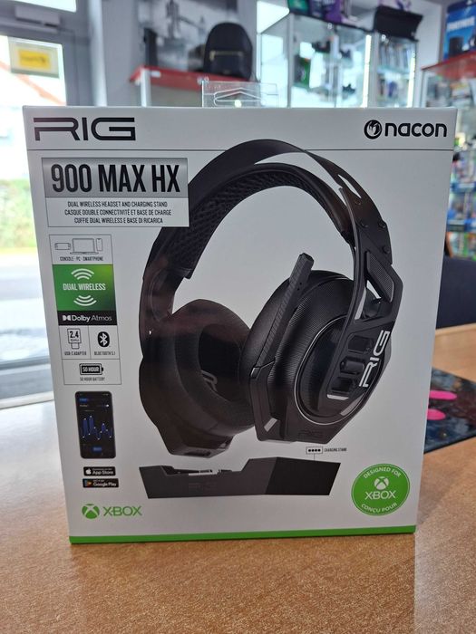 Słuchawki gamingowe Bluetooth Nacon RIG 900 MAX HX GW 2 lata PLOMBY