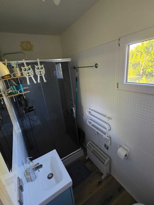 Domek modułowy całoroczny mobilny wyposażony 2 sypialnie 33m2