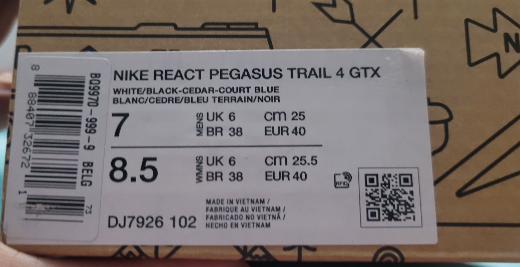 Nike Pegasus Trail  4 GTX ORYGINALNE