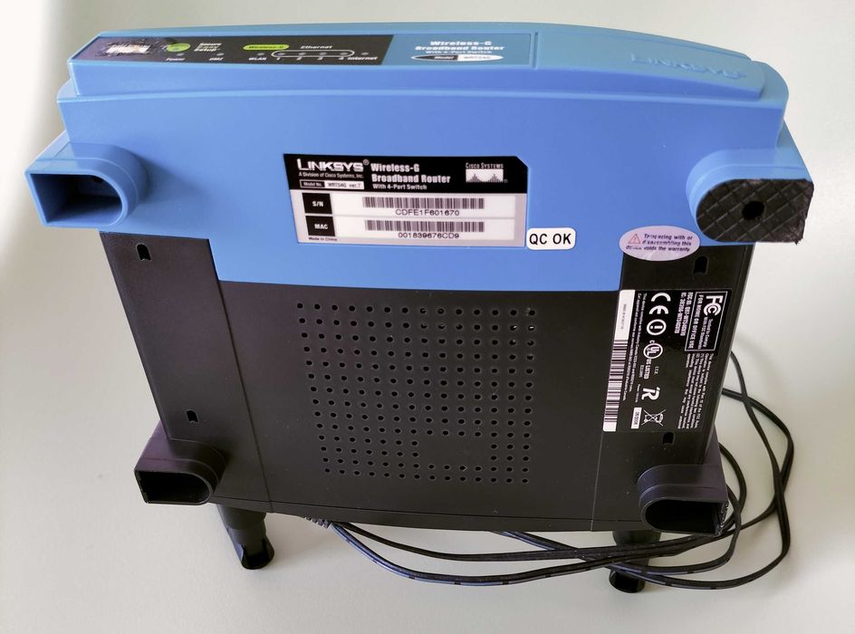 Router LINKSYS wireless-G 2.4 GHz