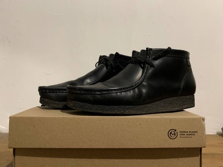 clarks wallabee шкіряні.