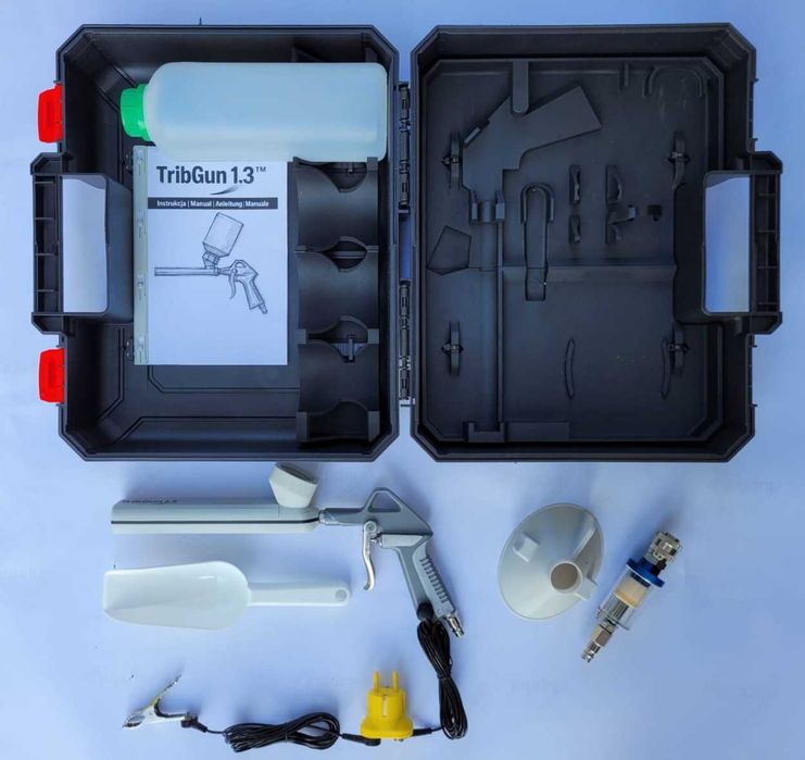 Pistolet do malowania proszkowego tribo TribGun 1.3 tribostatyczny