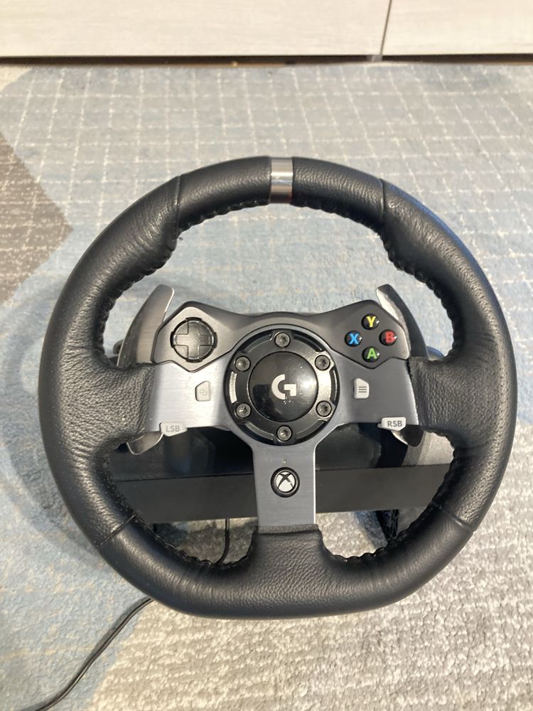 Kierownica Logitech g920 + pedały [logitech,fanatec,moza]