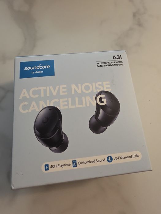 Słuchawki Anker A3i redukcją szumów, głęboki bas ANC