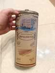 Stara puszka po makaronie spaghetti Sole d' italia