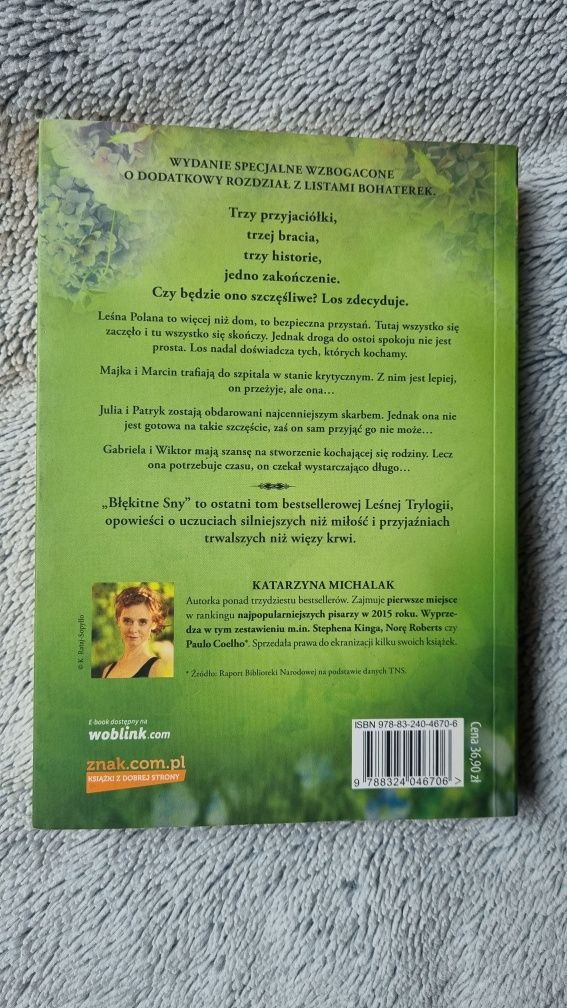 Książka "Błękitne sny" (edycja limitowana)